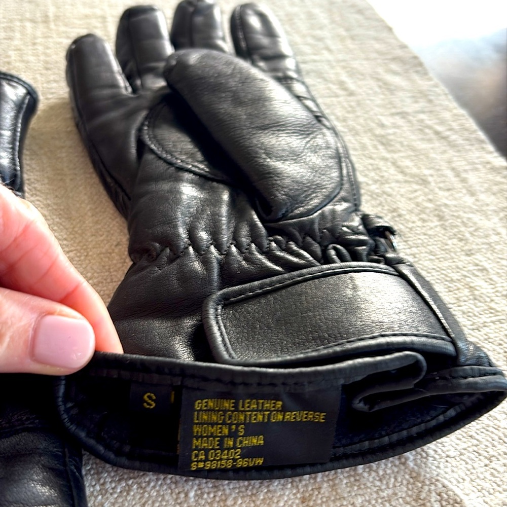 Women’s Harley Davidson Leather Gloves S - Picture 3 of 5
